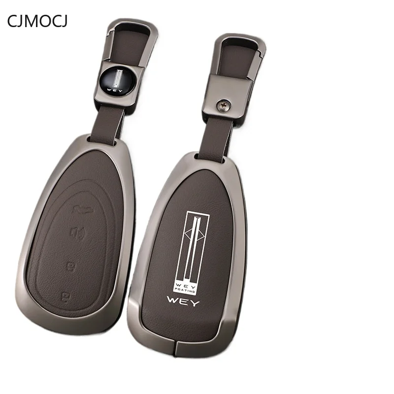 

Premium Zinc Alloy Key Cover Case for WEY Lanshan / Gaoshan 8/9 / Mocha (2025) - Protective Key Fob Shell Keychain