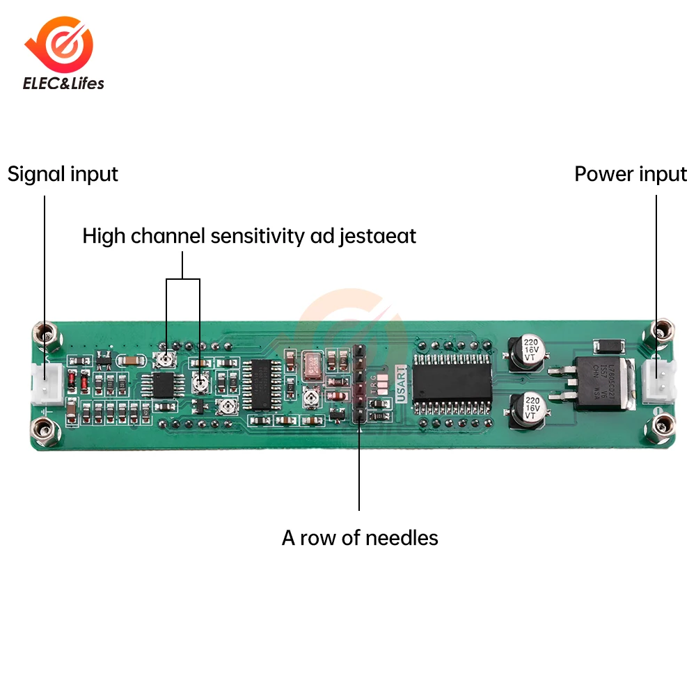Imagem -06 - Signal Frequency Counter com Display Led Cymeter Digital Medidor Tester Vermelho Verde Azul 01 a 60mhz dc 8v15v 20mhz2400mhz rf