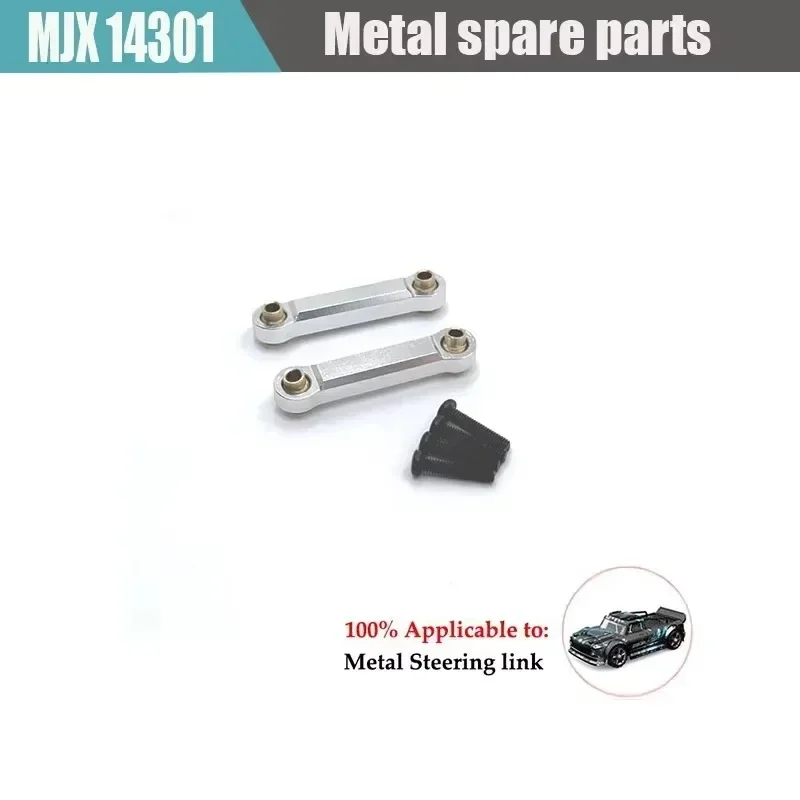 Mjx 14301 14302 RC auto metallo parti aggiornate braccio oscillante anteriore e posteriore tazza dello sterzo sedile posteriore ruota giunto esagonale sterzo A