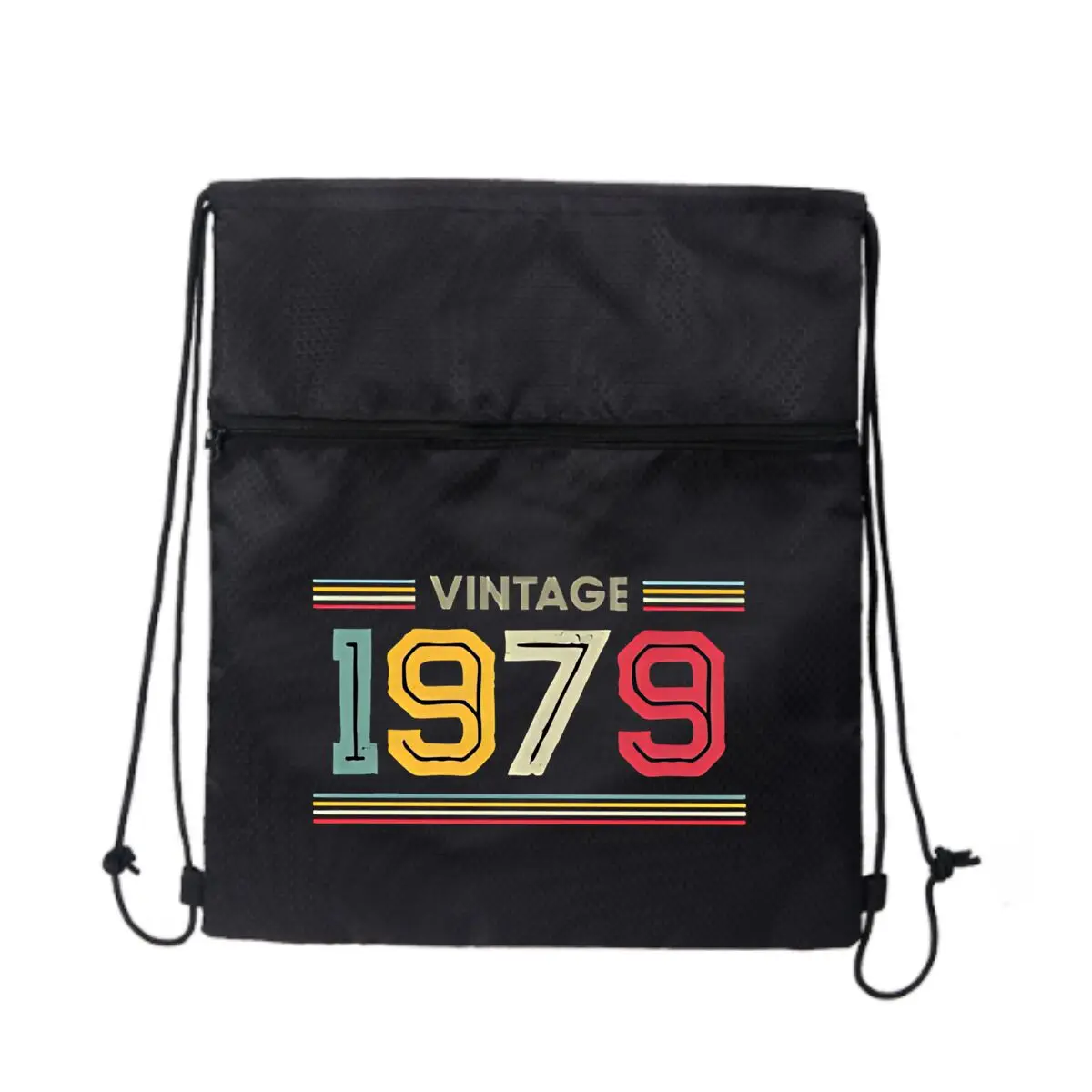 

Винтажная вывеска Hints Old Fun Черная сумка на молнии на шнурке: идеально подходит для коротких коридоров