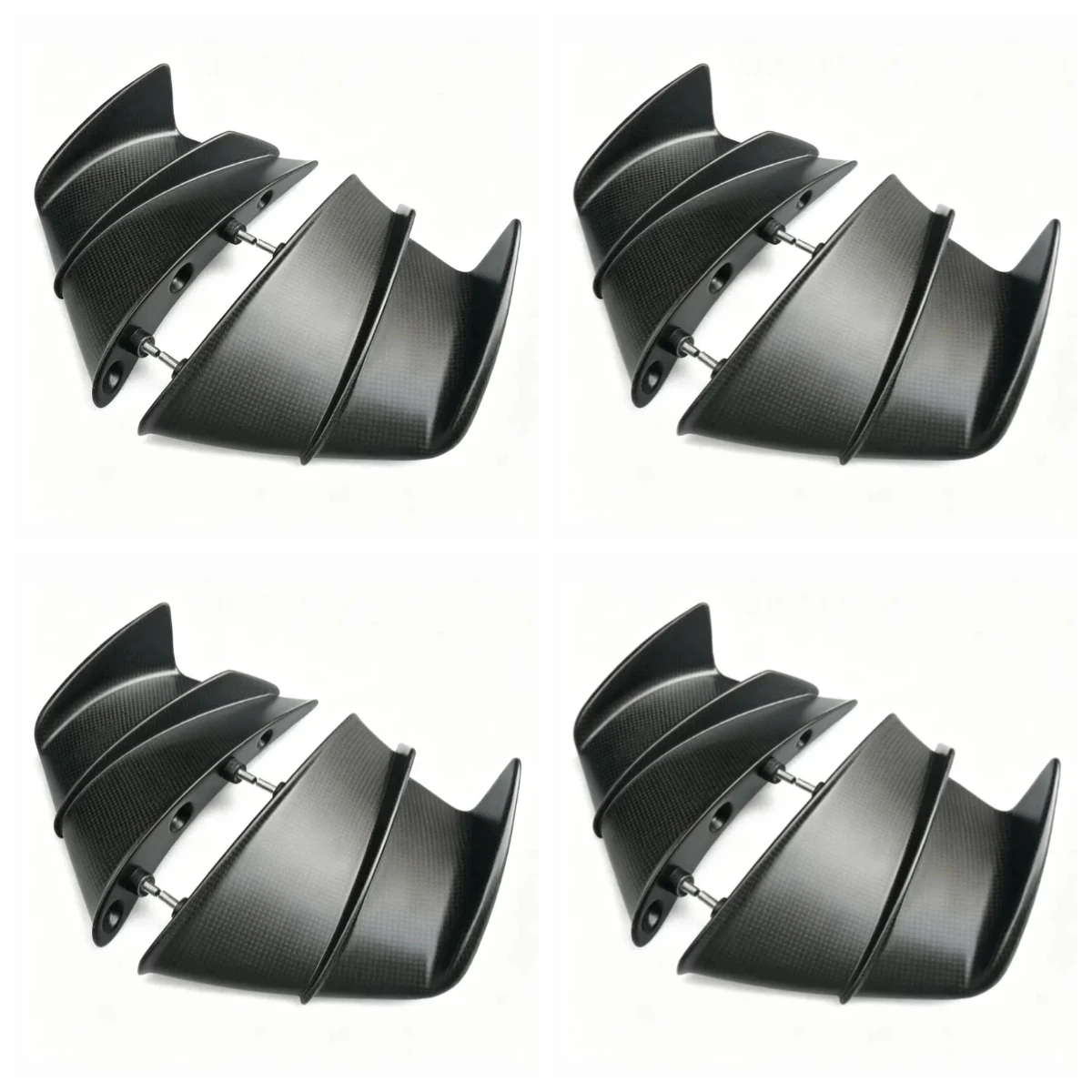 Modudu Motorcycle Winglet Aerodynamic Wing Kit Spoiler for Panigale V4 V4S 2020 2021 New
