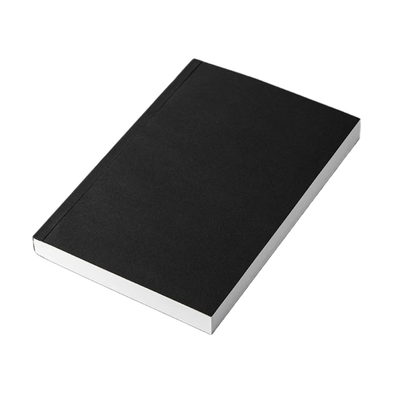 Basic Professional Thick Sketchbook for Writing Drawing, 368 Pages Thick Notebook Journal Unlined Sheets for Student