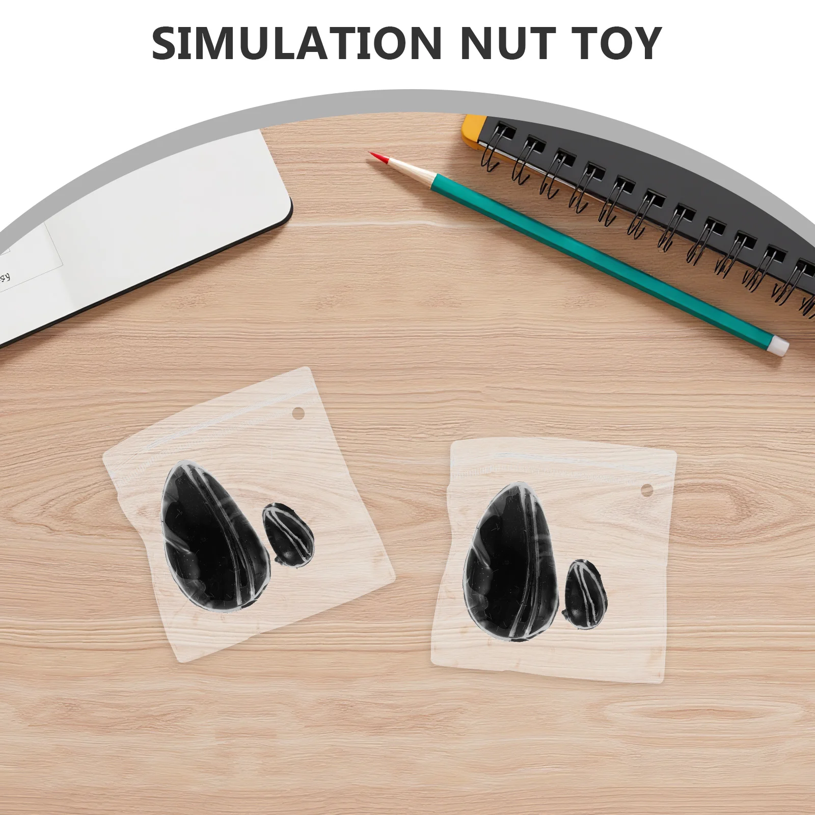 16 قطعة بذور البطيخ محاكاة صغيرة ضغط لينة نابض بالحياة الإجهاد تخفيف تململ الحسية للأطفال حفلة الحسنات جودي حقيبة الحشو