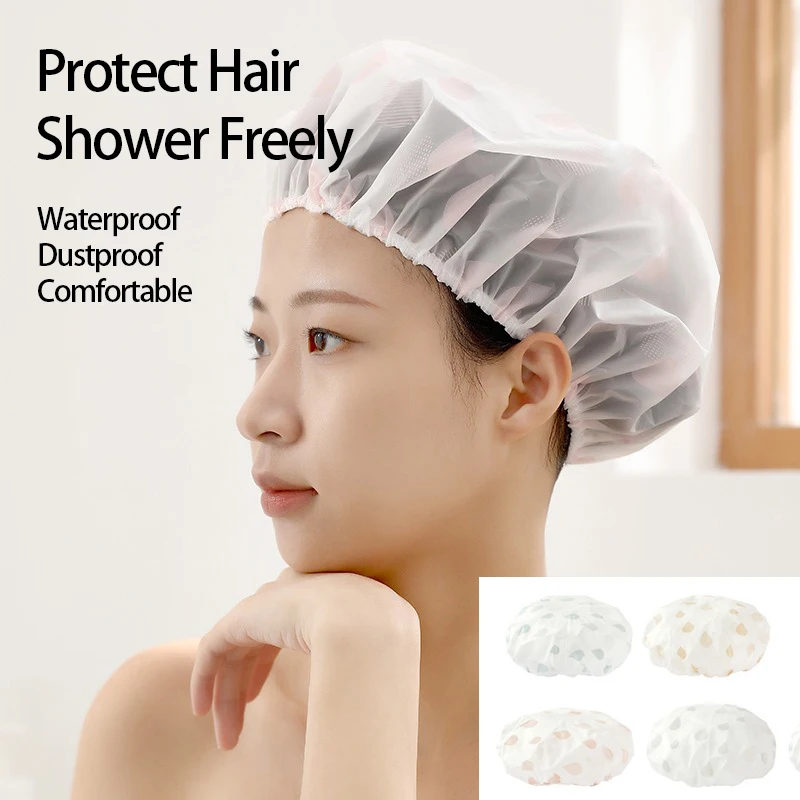 Reusable Shower Cap Bonnet Douche Donuts for Hair Luxury Shower Bath Cap for Women Swimming Cap Shower XYM002