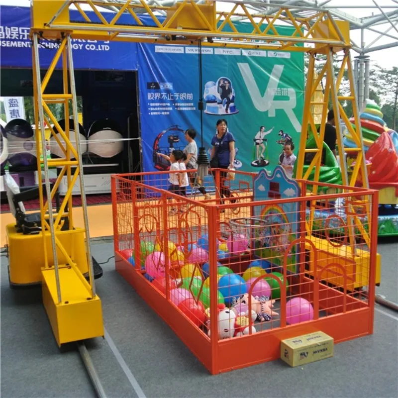 Low Budget CE Certified Indoor Outdoor Amusement Playground Center Amusement Equipment Mini Claw Machine Claw Type Crane
