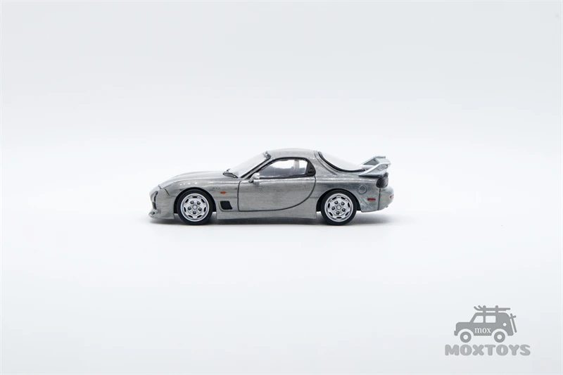 Tarmac Works 1:64 Mazda RX-7 FD3S Mazdaspeed A-Spec Silver Diecast Model Car