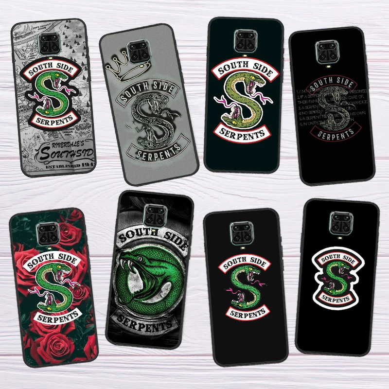 Riverdale South Side Serpents Funda For Xiaomi Redmi Note 12 Pro 12S 11 Pro 11S 8 9 10 Pro 10S 9S Redmi 12C 9C 10C Case