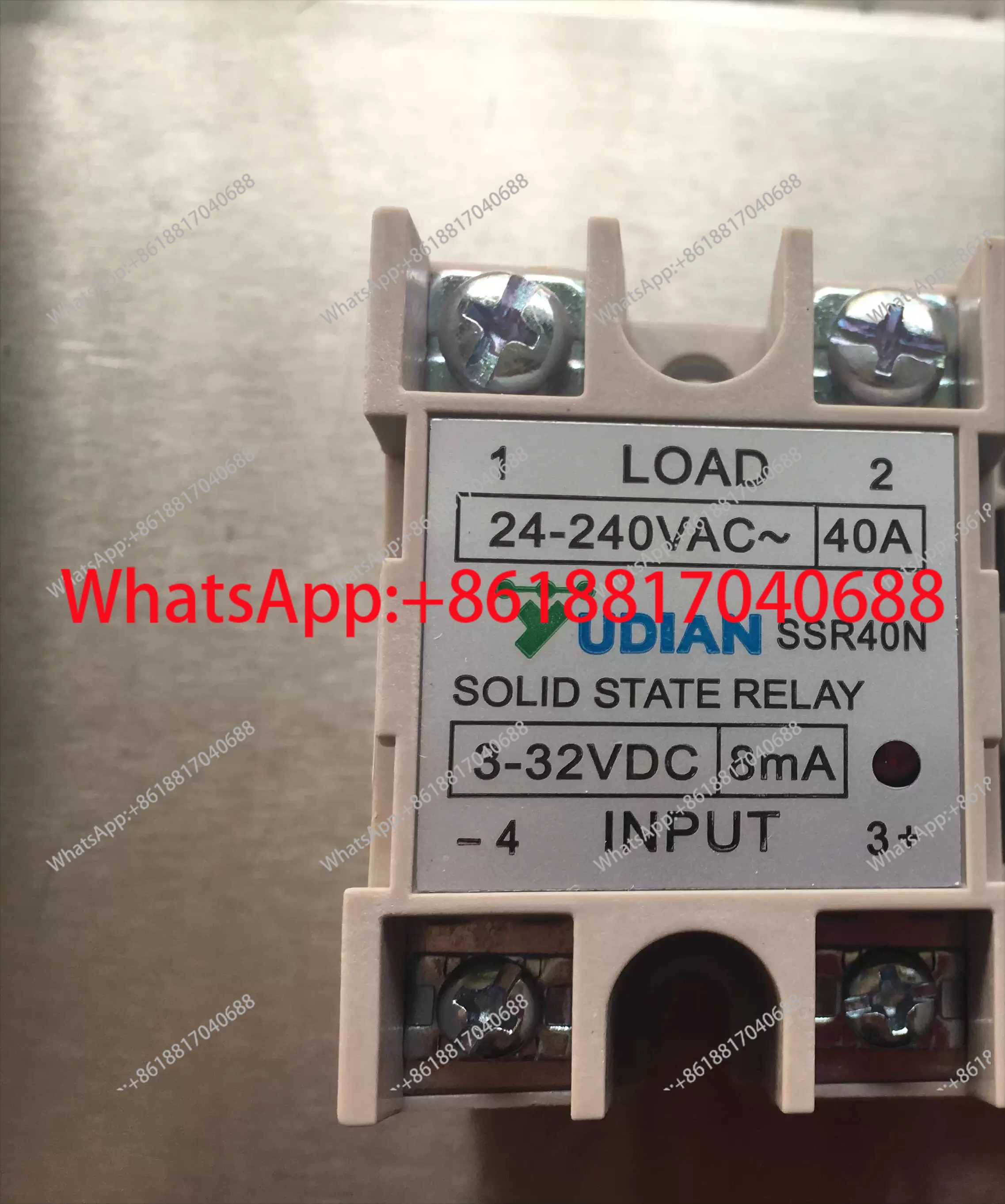 

Твердотельное реле SSR40N/15N/20N/25N/40H