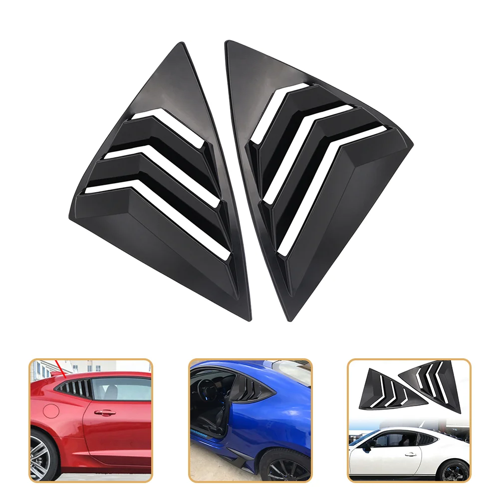 

Xuan Yi Blinds Car Side Window Louver Air Vent Rear Shutter Cover Refit Louvers Abs Auto