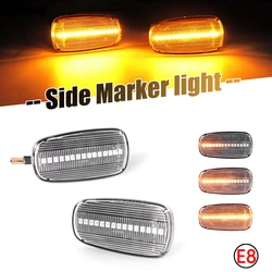 Dynamic Amber LED Side Marker Repeater Indicator Light For Toyota Prius Kluger Wish RAV4 Altezza Crown Land Cruiser Isis Lexus