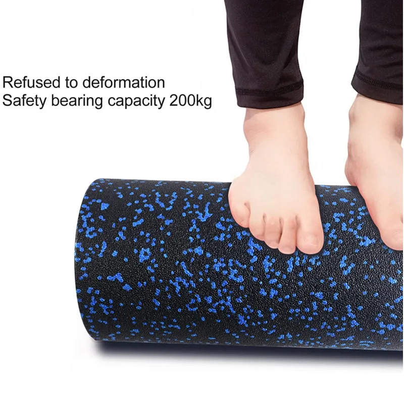 Rodillo de Yoga hueco para masaje, juego de pelota de cacahuete, columna de espuma EPP para Fitness, dolor de espalda, piernas, cadera, tejido
