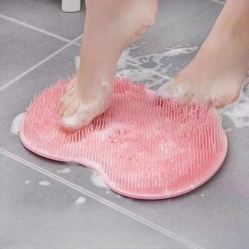 فرشاة تقشير القدم ومنظف الظهر، كوب شفط مضاد للانزلاق، تنظيف عميق لإزالة أوساخ الجسم