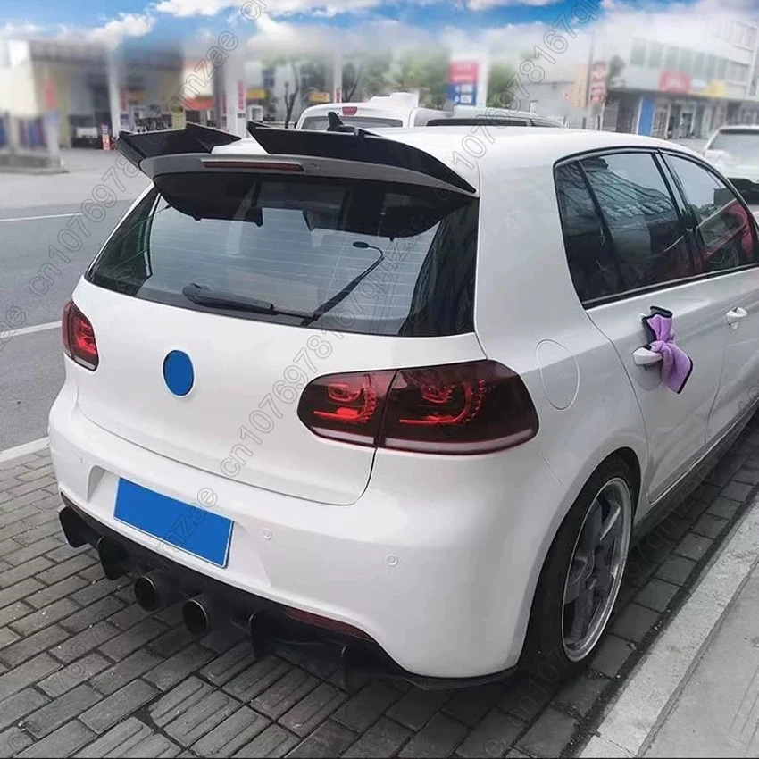 لسيارة VW Volkswagen Golf 7 MK7 7.5 GTI GTD R 2013-2020 أجنحة سبويلر خلفية للسيارة AK نمط خلفي لسقف السيارة أطقم سبويلر