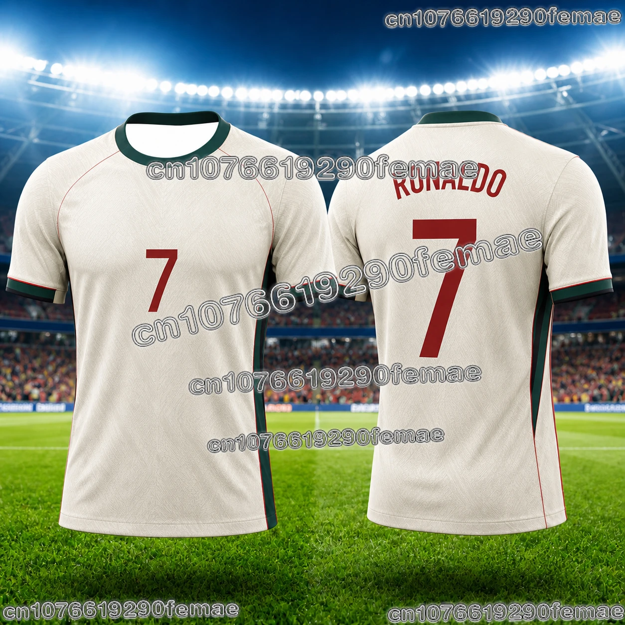 Fashion Ronaldo Unisex Jersey Collectible Soccer Fan T Shirt Lightweight Breathable Football Sportswear For Men Women Streetwear image 3