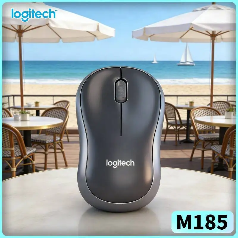 Logitech M185 Mouse-OfficeHybrid 2.4GHz Connection 1000 DPI Auto-Sleep Energy-Saving Plug-and-Play Computer Tool