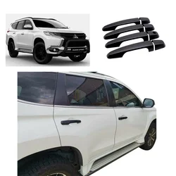 Door Handle Cover For Mitsubishi Pajero Sport 2015-2019 Mitsubishi Triton L200 2015-2018 ABS 4X4 Car Accessories Stickers