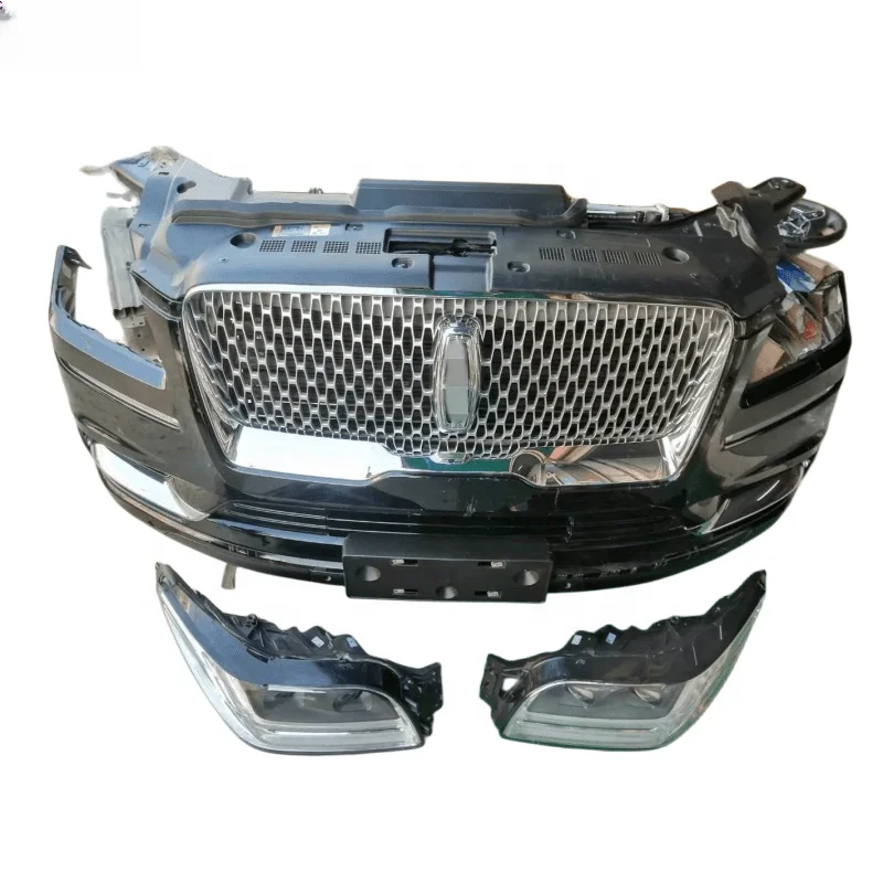 High quality car bumper for Lincoln NAVIGATOR front bumper assembly headlights radiator grille front face assembly body kit