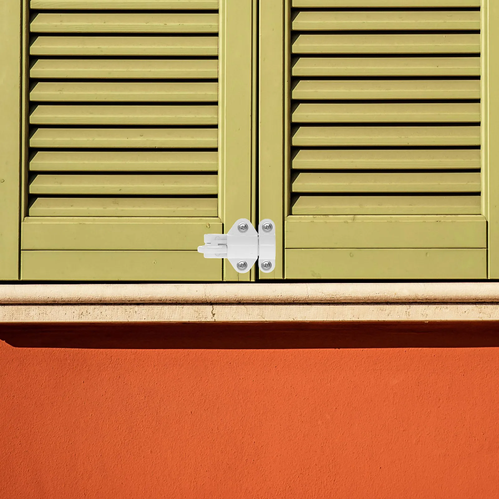 

1Pair Aluminum Alloy Safety Latch Self-Locking Mechanism for Doors Windows Easy Installation Home Office Security Use