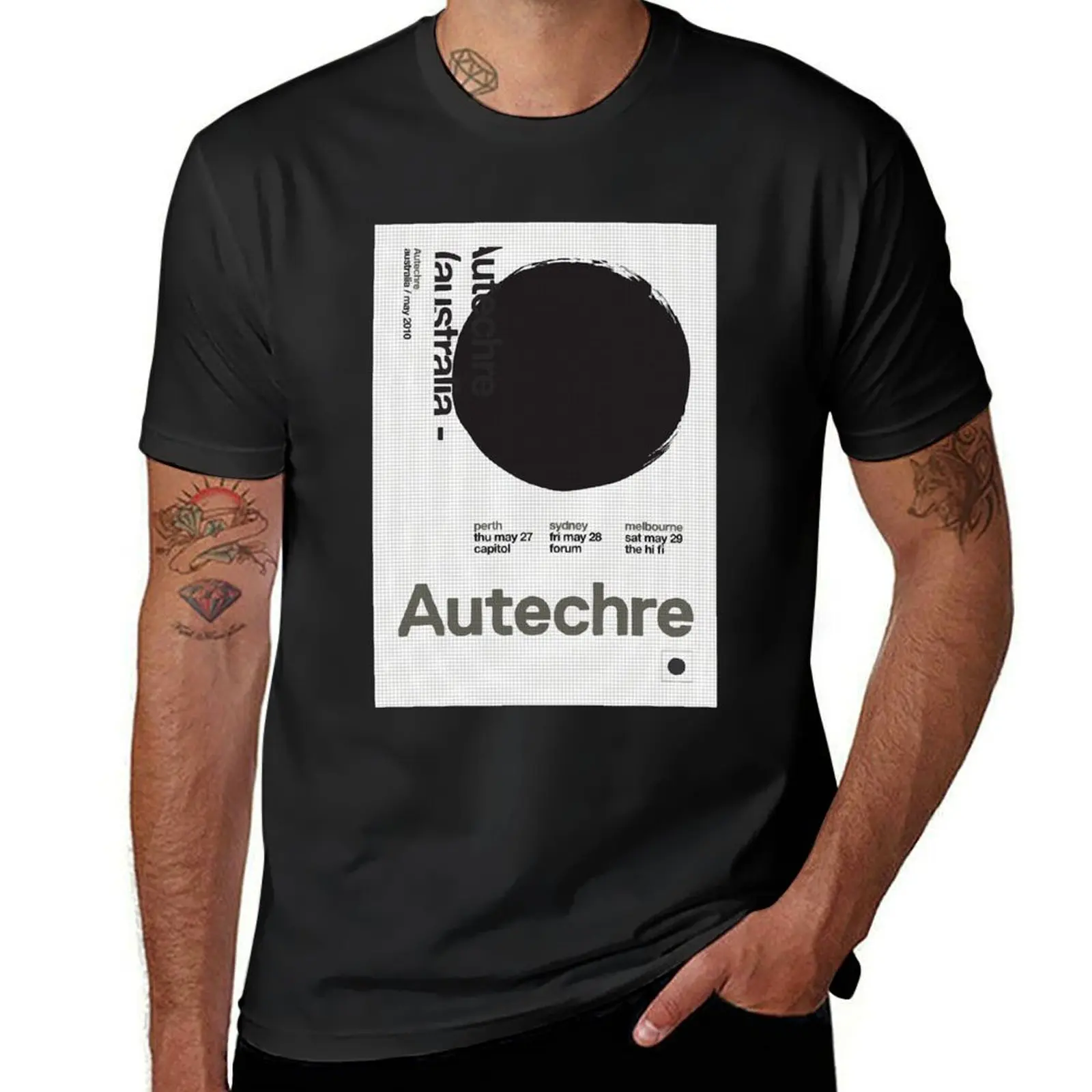 Autechre graph paper T-Shirt plain heavyweights customs design your own men t shirt