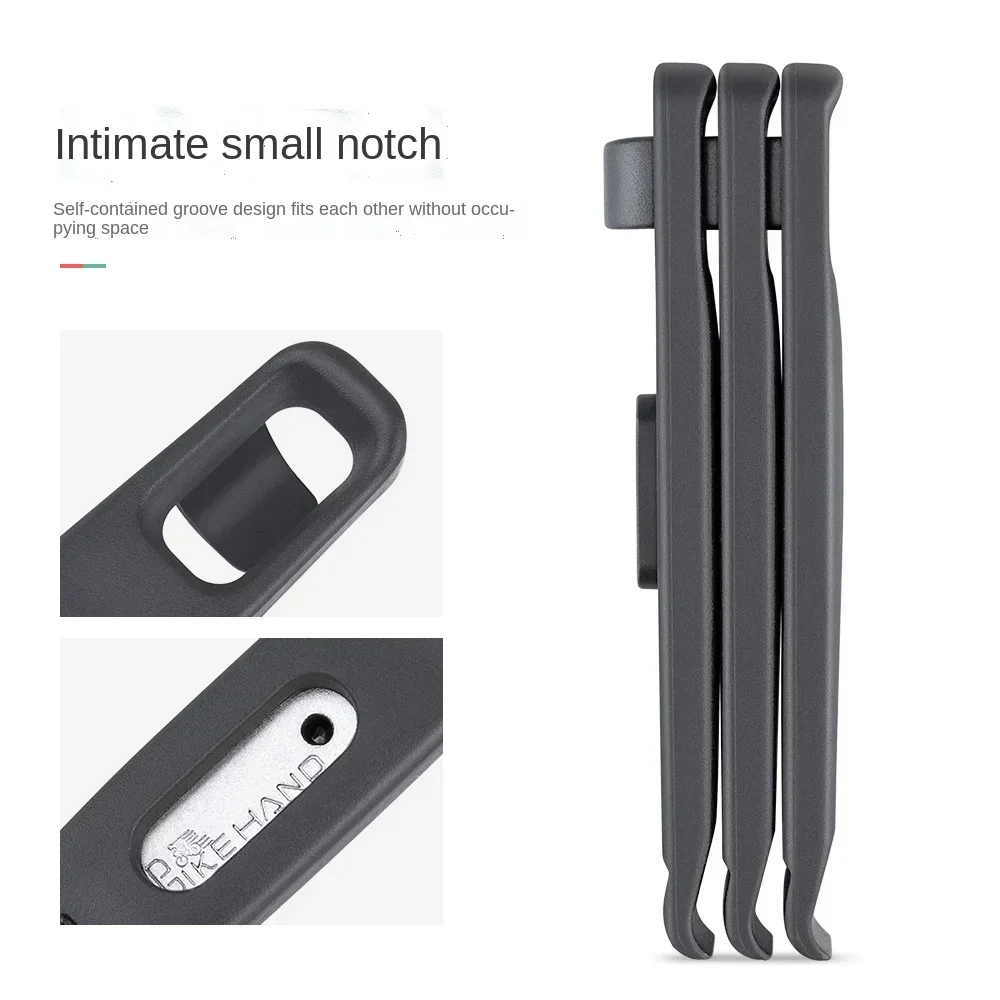 Bike Hand YC-305D Steel Core Bike Tire Lever Set Bicycle tyre levers kit High Strength ABS Plastic with steel inside