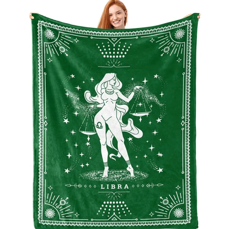 اثني عشر كوكبة بطاقات التارو بطانية مطبوعة ل أريكة سرير السفر التخييم غرفة المعيشة مكتب تكييف بطانية