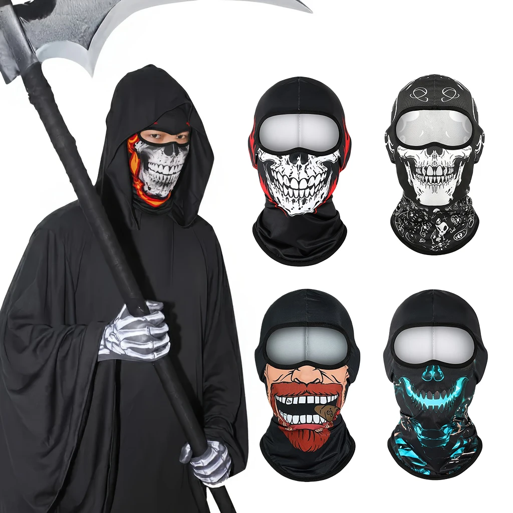

Four Seasons Balaclava Ski Mask Full Face Cover For Men And Women Breathable Full Face Mask For Skiing Outdoor Sports Motorcycle