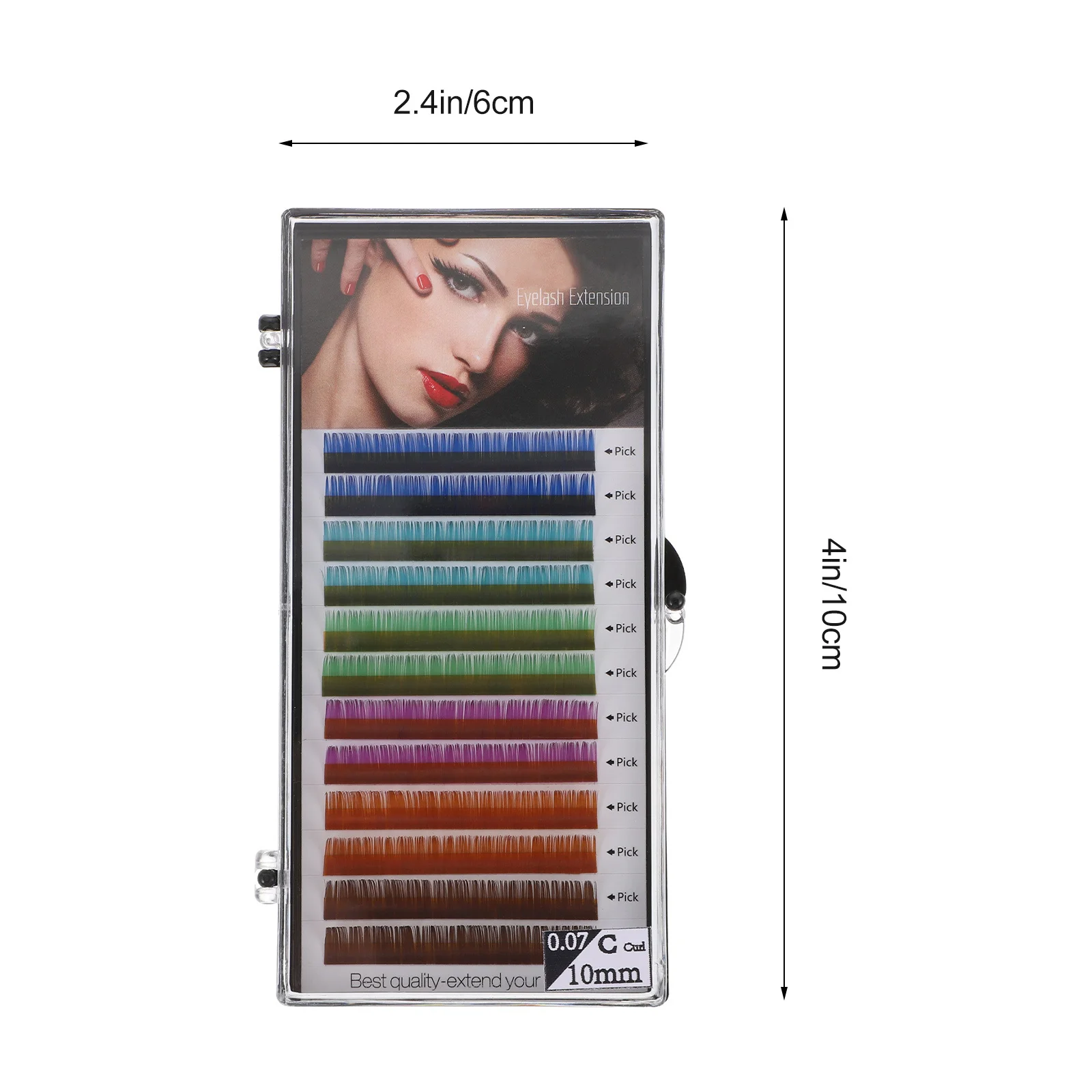 Extensões de cílios coloridos, cílios postiços leves, curvatura natural, longa duração, faça você mesmo, ideia de presente, extensões de cílios