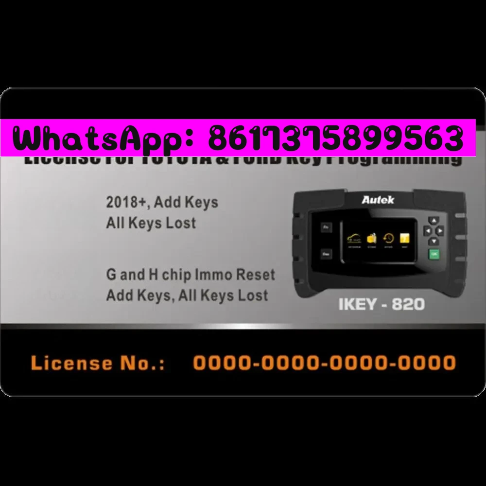 Licencja Autek IKEY820 Π΄Π»Ρ ΡΠΈΠΏΠ° G ΠΈ H. ΠΡΠΎΠ³ΡΠ°ΠΌΠΌΠΈΡΠΎΠ²Π°Π½ΠΈΠ΅ Π²ΡΠ΅Ρ
ΠΏΠΎΡΠ΅ΡΡΠ½Π½ΡΡ
ΠΊΠ»ΡΡΠ΅ΠΉ. Licencja Autek IKEY820 Π΄Π»Ρ ΡΠΈΠΏΠ° G ΠΈ H. ΠΡΠΎΠ³ΡΠ°ΠΌΠΌΠΈΡΠΎΠ²Π°Π½ΠΈΠ΅ Π²ΡΠ΅Ρ
ΠΏΠΎΡΠ΅ΡΡΠ½Π½ΡΡ
ΠΊΠ»ΡΡΠ΅ΠΉ.