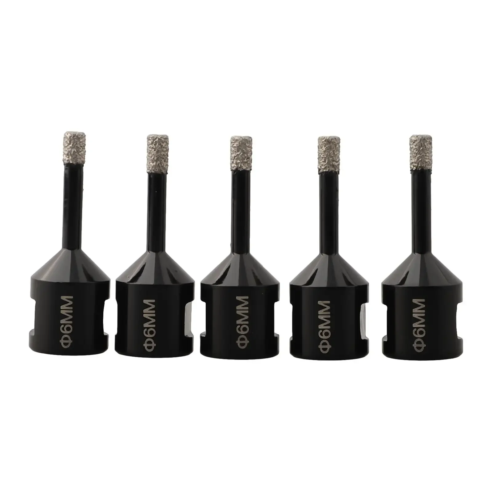 5pcs Thread Tooth Type Angle Grinder Hole Opener For Glass Marble Concrete Vitrified Tile Microcrystalline Stone Granite