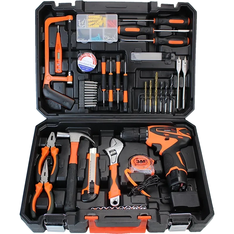 2020 New Design Plastic Toolbox Storage Case Hand Tools And Hardware Household  Tool Set 007-6
