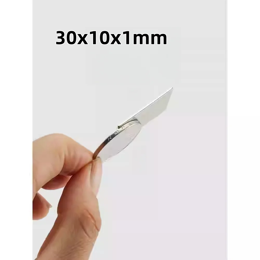 30x10x1mm Square magnets can be widely used for refrigerators 30mmx10mmx1mm office document fixation and DIY 30x10x1mm
