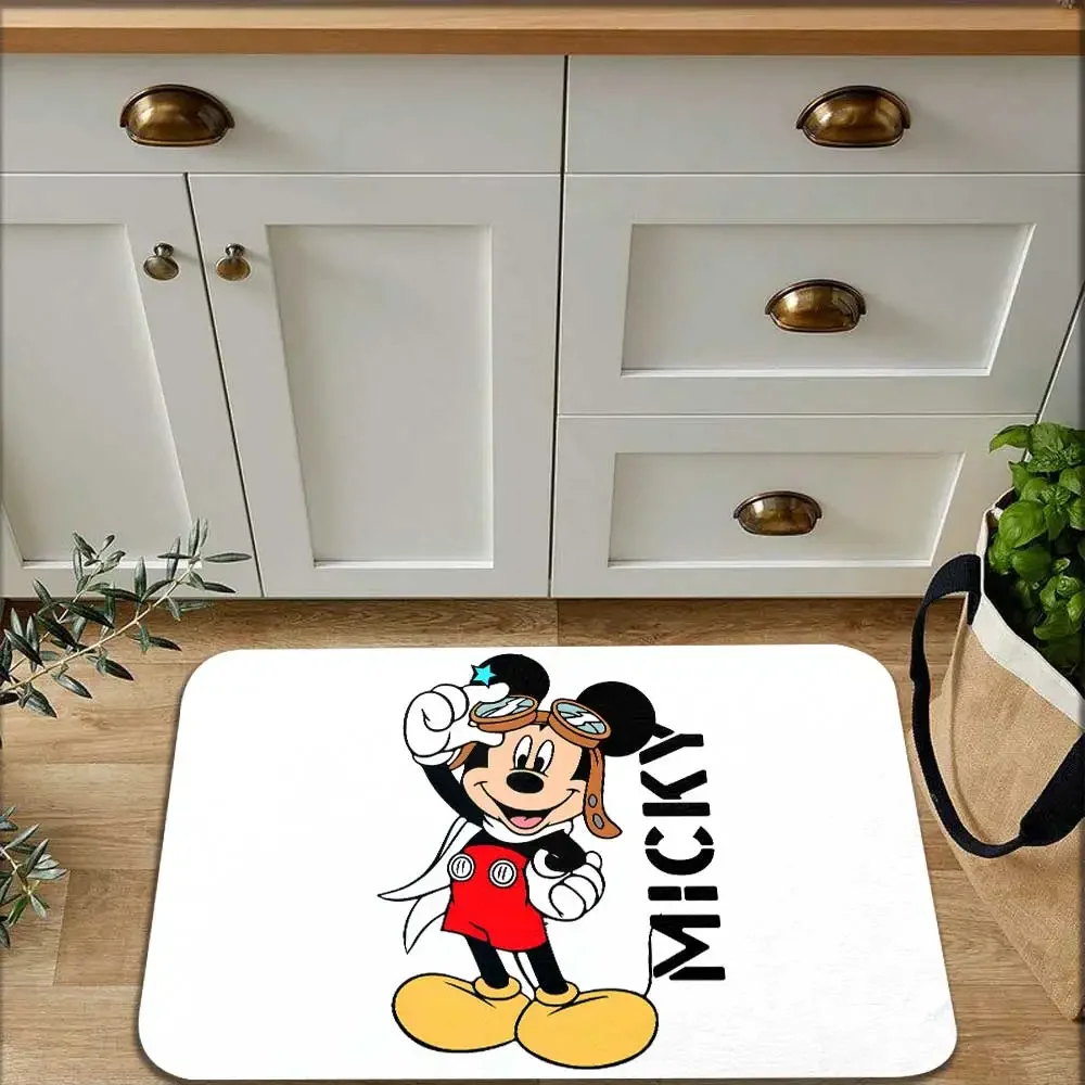 Alfombras de baño con dicjos de ratón Kawaii، alfombra para puerta delantera، alfombra para baño، pasillo، سالا ديستار، ديسمبر #2