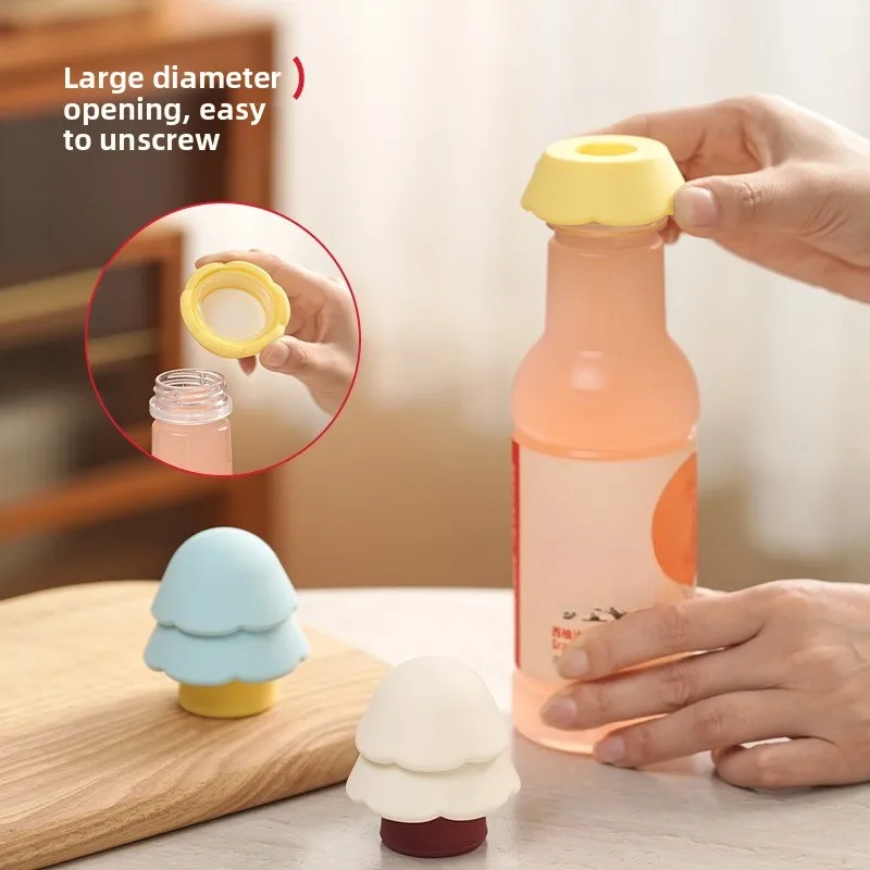 3 in 1 Bottle Opener Plug Sealer for Plastic Drink Bottles Universal Size Home Use Kitchen Bar Party Travel Outdoor Camping