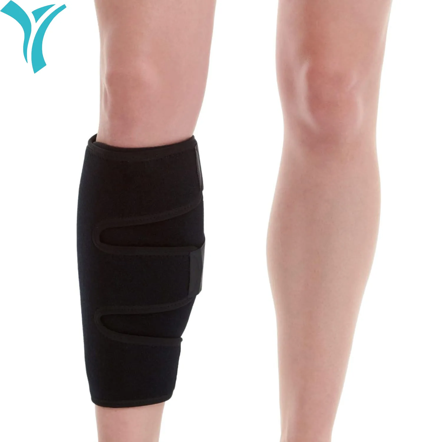 Calf Brace Adjustable Shin Splint Support Lower Leg Compression Wrap Increases Circulation, Reduces Muscle Swelling Calf Sleeve