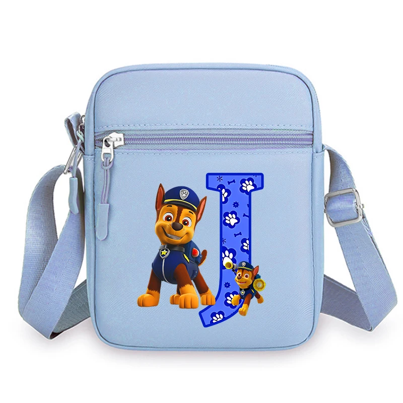 Paw Patrol Single Shoulder Bags Cartoon Chase Oxford Crossbody Bag Anime Print Letter Square Phone Messenger Bag Boys Girls Gift