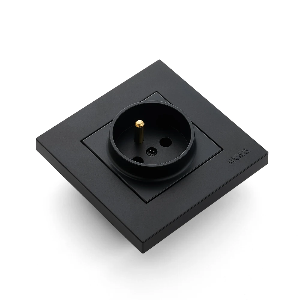Black Wall Socket F…