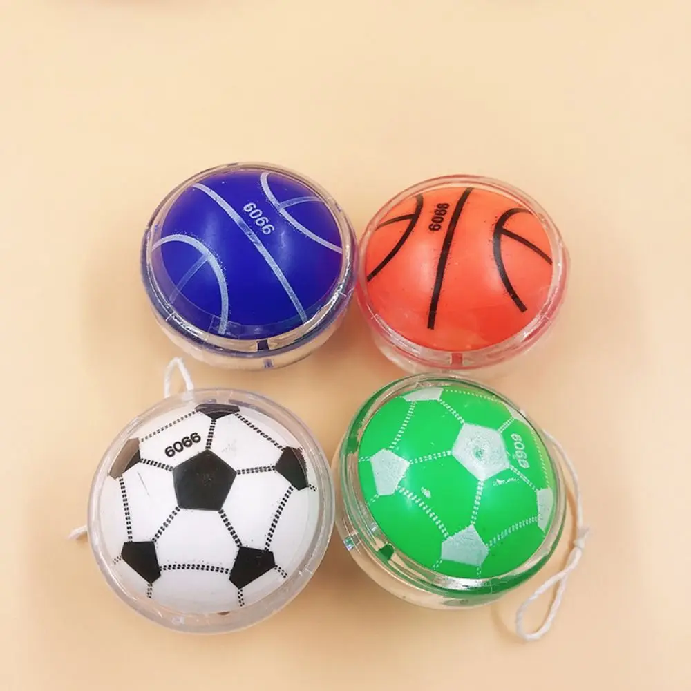 Simplicidad de dibujos animados Yoyo juguetes de concentración de apariencia esférica juguetes para niños prevención de caídas portátil Yoyo Ball