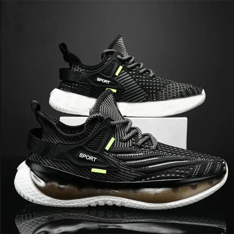 Men's Shoes Casual Sneakers Fashion Light Breathable Summer Sandals Shoes Mesh Tenis Red Outdoor Beach Sports Zapatos De Hombre