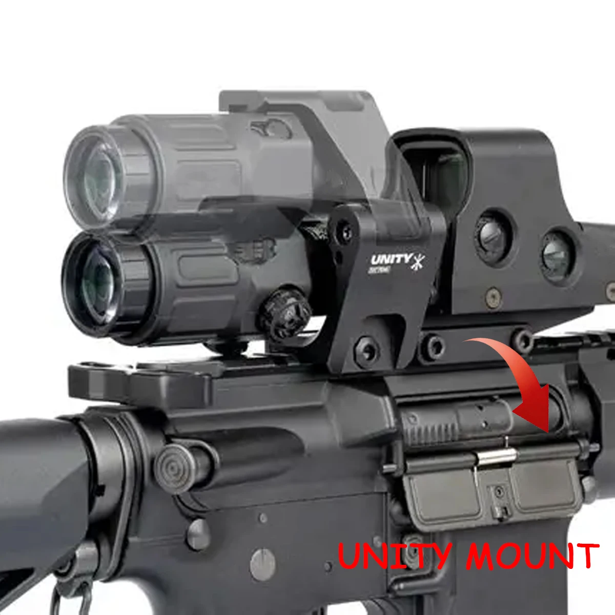 Mira Holográfica Táctica de Metal con Punto Rojo y Verde 551 552 553 558, Killflash, para Caza, Rifle, Compatible con 20mm