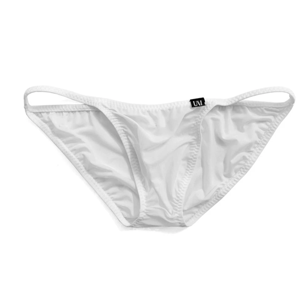 Men Seamless Underwear Low Waist Briefs Solid Color Underpants Bulge Pouch Panties Male Sexy Knickers Soft Comfy Undies