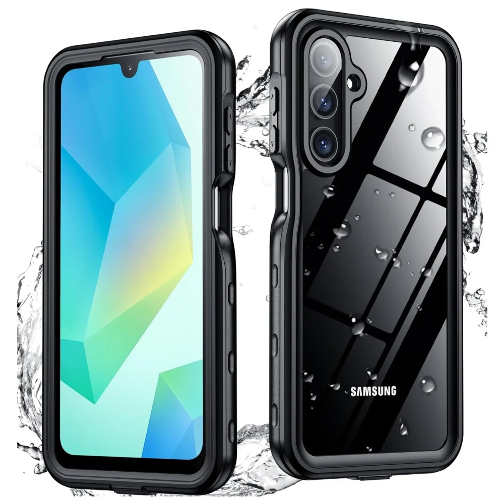 

IP68 Waterproof Case for Samsung Galaxy A16 A32 A14 A54 A15 A55 A35 A25 A26 A36 A56 S25edge Full Body Protect DustProof Diving