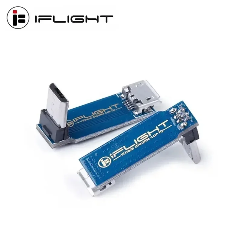 iFlight L Type Micro USB Adapter Board Male to Female Extension For FPV Flight Controller RC Drone Parts