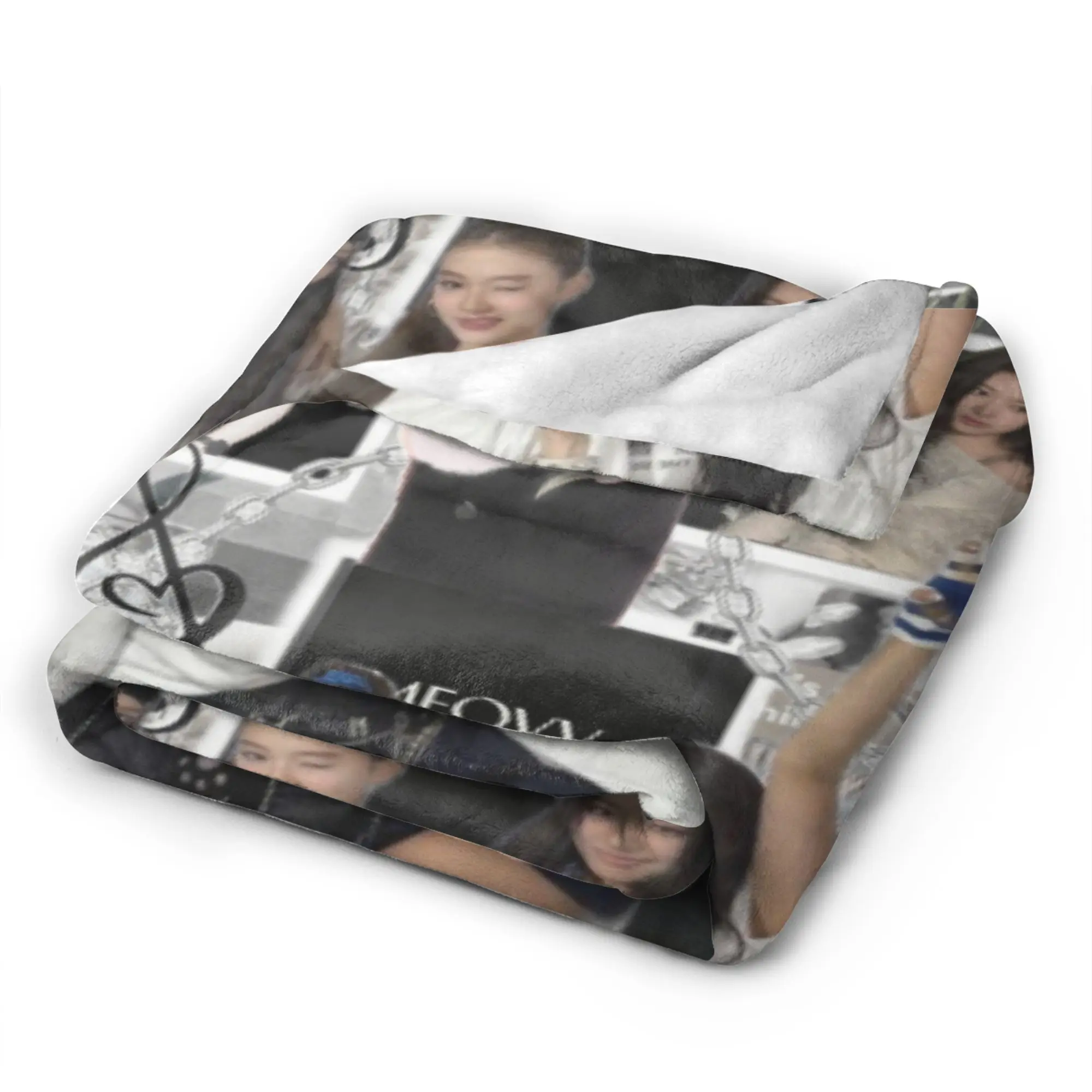 Meovv kpop k-pop مجموعة الفتيات Merch البطانيات فائقة النعومة الفانيلا رمي بطانية مريحة البساط قطعة #4