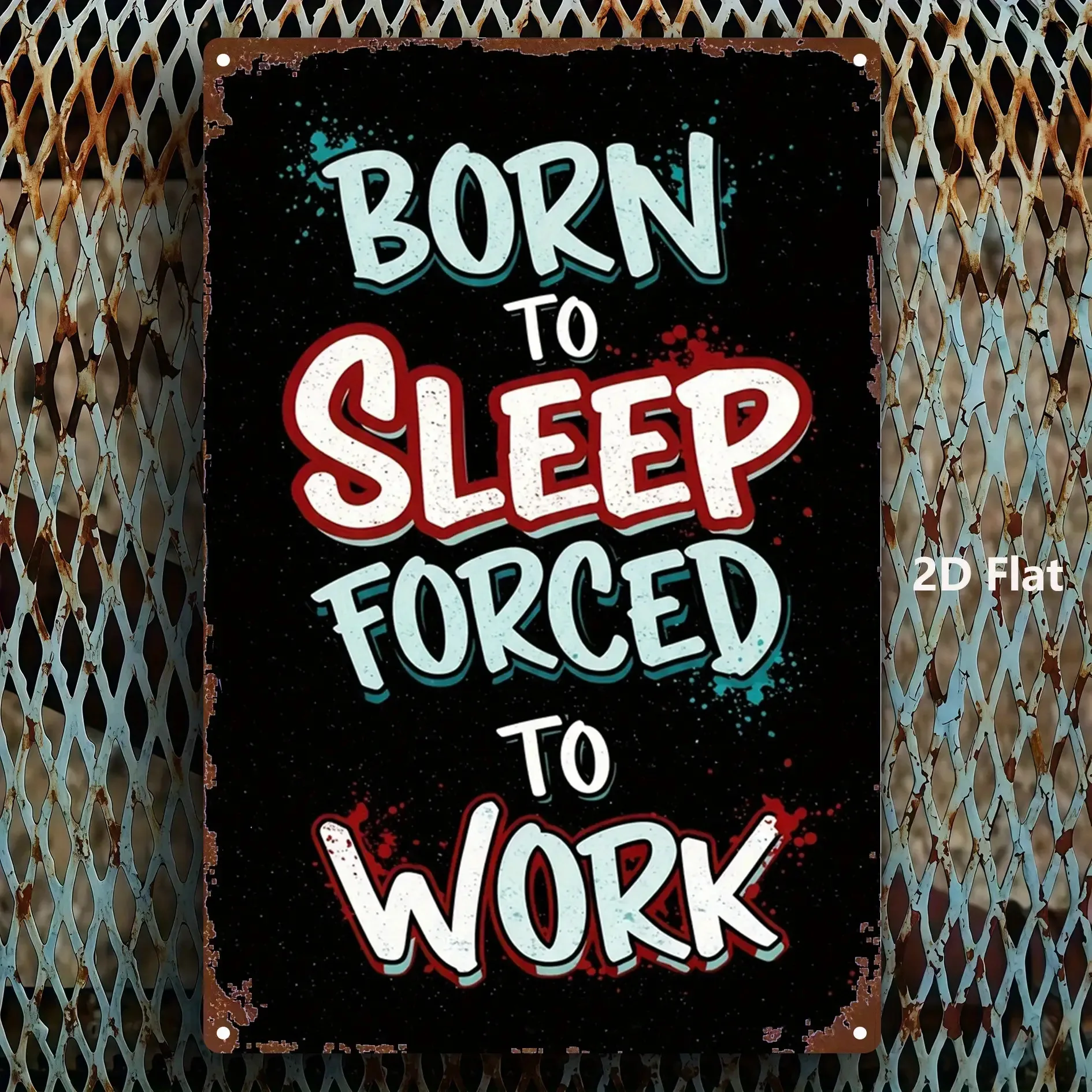 2D Metal Sign 
