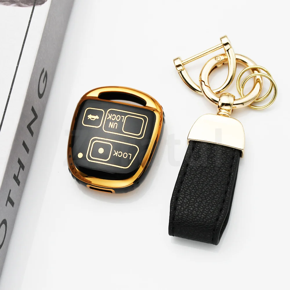 TPU Car Key Case Cover For Lexus ES GS LS IS RX SC LX RX400h ES330 RX330 GS300 GS430 For Toyota Land Crusier FJ Cruiser