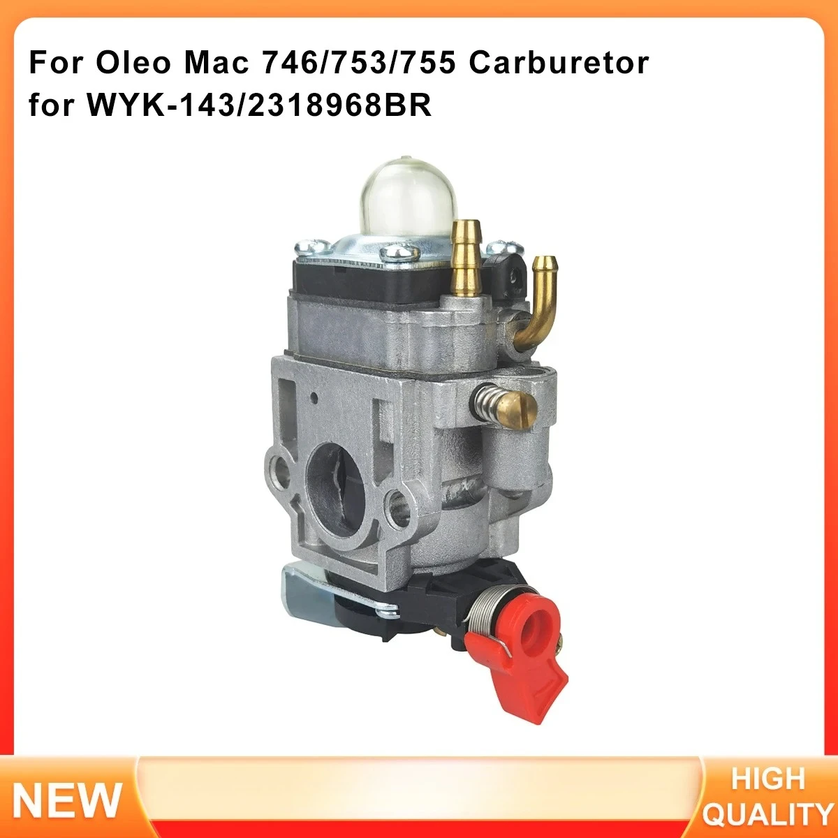 

Carburetor for Oleo‑Mac 746 753 755 Chainsaws - MP15N Replacement Fits WYK-143C & 2318968BR