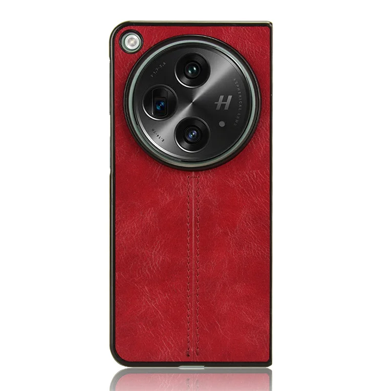Suit For OnePlus Open luxury car line leather back case for OPPO Find N3 skin PU phone case