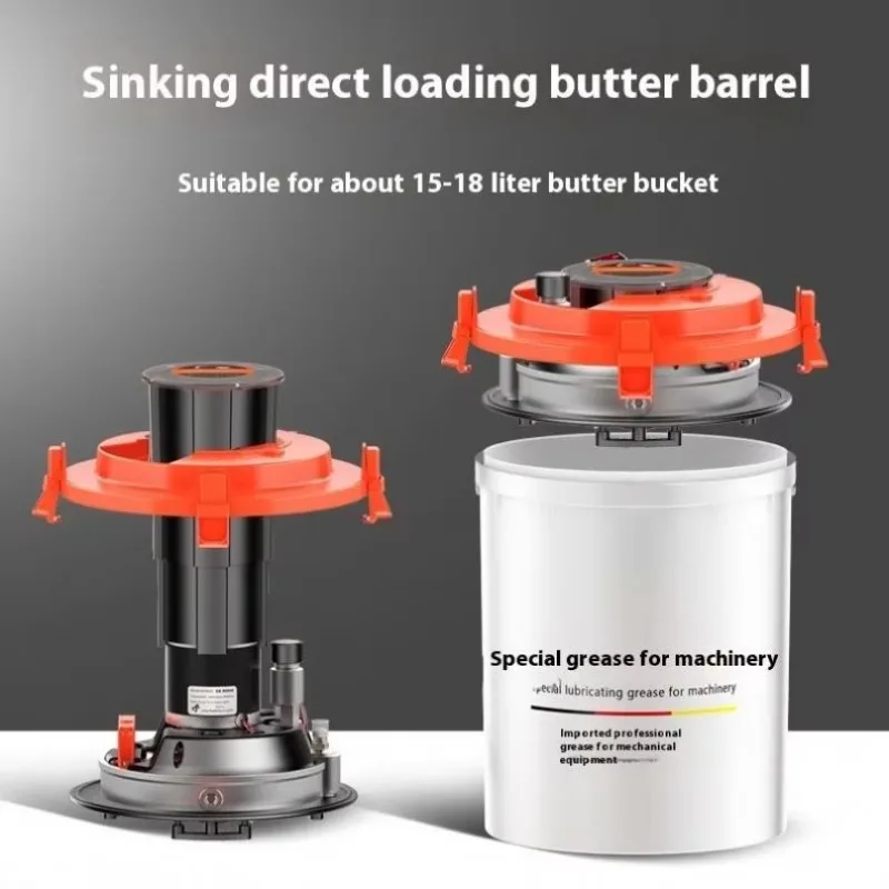 Electric Grease Pump 24V Fully Automatic New Submerged Grease Injector High Pressure Grease Gun 220V Excavator Use