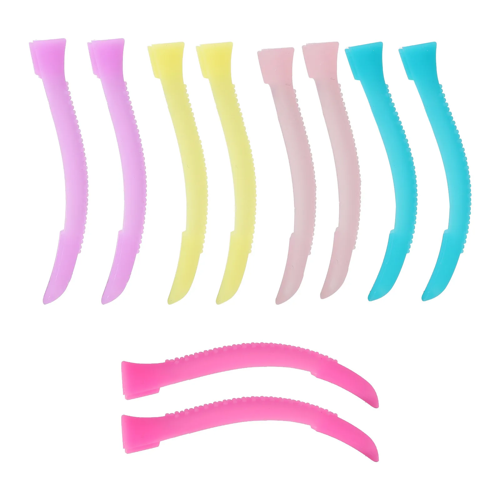 5Pairs Cuticle Trimmer Handle Cover Silicone Sleeve Anti Slip Protective Case Nail Scissor Handle Cover for Home Salon Use