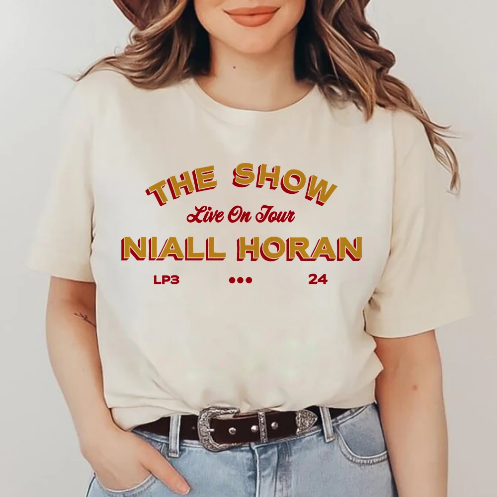 Niall Horan T Shirt 2024 New Album The Show Live on Tour T-Shirt Fashion Men/Women Harajuku Aesthetic Vintage Cotton Tees Shirts